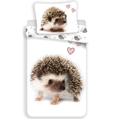 Sweet Home dekbedovertrek Egel 140 x 200 cm - 70 x 90 cm - Katoen