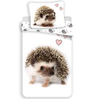 Sweet Home dekbedovertrek Egel 140 x 200 cm - 70 x 90 cm - Katoen - thumbnail