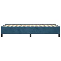 Bedframe fluweel donkerblauw 100x200 cm - thumbnail