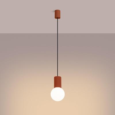 Hanglamp HALO 1 rood ochra