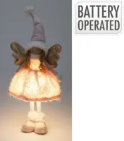 Engelmeisje M LED 50cm roze - thumbnail