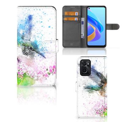 Hoesje OPPO A76 | A96 Vogel | Portemonnee hoesje