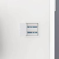 VidaXL Toegangs-panelen 2 pcs wit 15 x 15 cm abs kunststof - thumbnail