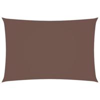 Zonnescherm rechthoekig 2,5x4,5 m oxford stof bruin - thumbnail