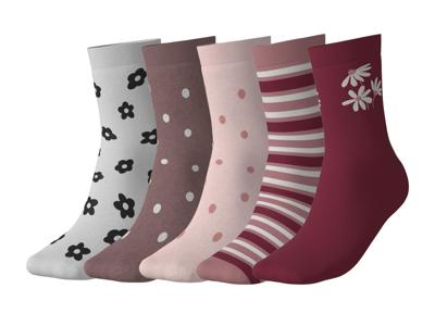 esmara 5 Paar kinder thermosokken (wit/rosé/rood, 27-30) esmara 5 Paar kinder thermosokken (wit/rosé/rood, 27-30)