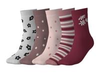 esmara 5 Paar kinder thermosokken (wit/rosé/rood, 27-30) - thumbnail