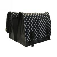 Dubbele Fietstas Classic White Small Dots - thumbnail