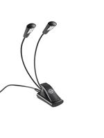 K&M 12245 Double4 LED FlexLight lessenaarlamp met dubbele hals - thumbnail