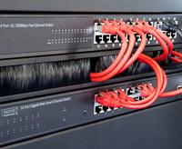 Digitus DK-1644-020-R-10 RJ45 Netwerkkabel, patchkabel CAT 6 S/FTP 2.00 m Rood Folie afscherming, Afscherming totaal, Afgeschermd, Halogeenvrij, Simplex, - thumbnail