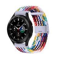 Braided nylon bandje - Multicolor - Samsung Galaxy Watch 4 Classic - 42mm / 46mm - thumbnail