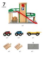 Bouwspel Brio Garage Rail Multicolour - thumbnail