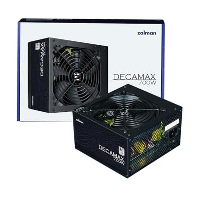 Alimentatore per PC - ZALMAN - DecaMax 700W - 80Plus - Non modulare - Ventola da 120 mm - Nero