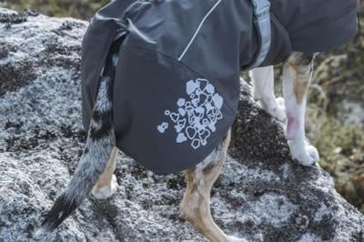 Hurtta Extreme warme hondenjas, winterjas voor honden, BlackBerry donkergrijs 60 cm