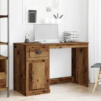 Bureau met lade Oud Hout 50 x 115 x 75 cm Bewerkt hout - thumbnail