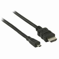 Nedis CVGB34700BK20 High Speed ??hdmi™-kabel Met Ethernet Hdmi™ Connector Hdmi™ Micro-connector 4k@30hz 10.2 Gbps 2.00 M Rond Pvc Zwart Doos - thumbnail