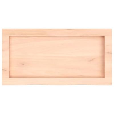 VidaXL Wastafelblad 60x30x(2-6) cm onbehandeld massief hout VidaXL Wastafelblad 60x30x(2-6) cm onbehandeld massief hout