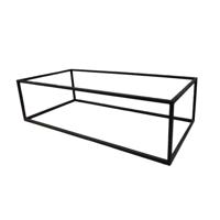 Salon tafelonderstel rechthoek 140x70x39,5 cm (koker 20 x 20 mm) - thumbnail