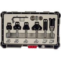 Rand- en kantfreesset, 8 mm schacht, 6-delig Bosch Accessories 2607017469 - thumbnail