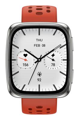 Smartwatch Amazfit ACTIVE 2 SQUARE Zwart Staal 1,75" - thumbnail