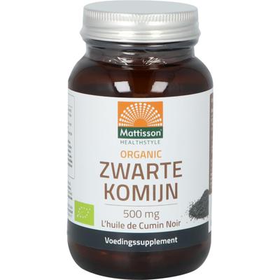 Mattisson HealthStyle Organic Zwarte Komijn 500mg Capsules
