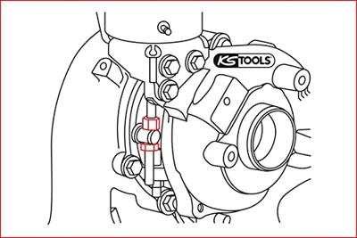 KS Tools 150.2232 1/4 turbolader speciale 12-kant steeksleutel voor VAG, 10 mm KS Tools 150.2232 1/4 turbolader speciale 12-kant steeksleutel voor VAG, 10 mm