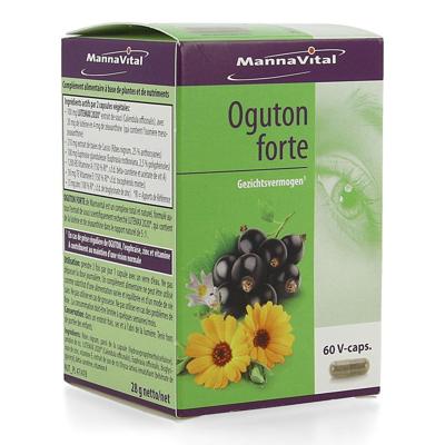 Mannavital Oguton Forte 60 Plantaardige Capsules