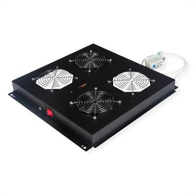 ROLINE dakventilatie-unit met 2 ventilatoren, thermostaat, zwart ROLINE dakventilatie-unit met 2 ventilatoren, thermostaat, zwart