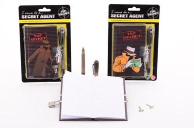 Johntoy Geheim logboek met geheimschrift pen