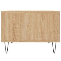 Salontafel 60x50x36,5 cm bewerkt hout sonoma eikenkleurig - thumbnail