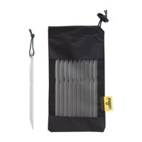 Set van 10 Aluminium Haringen (16 cm) | DAC Aluminium | One Size - thumbnail