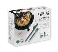 Lékué airfryer set + bakvorm + keukentang + bakkwast - thumbnail