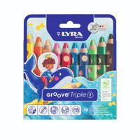 Kleurpotlood lyra groove triple one 10 kleuren - thumbnail