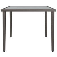 Tuintafel 48x48x37 cm staal grijs - thumbnail