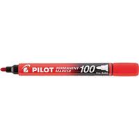 Viltstift pilot sca-100 rond f rood | 12 stuks - thumbnail