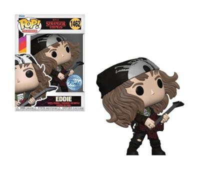 Stranger Things Funko Pop Vinyl: Eddie with Guitar (Metallic)