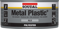 Soudal metal plastic alu | polyesterplamuur | 2 kg | 30045 - 103426 - thumbnail