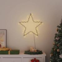 VidaXL Kerstverlichting ster silhouet 80 leds warm wit - thumbnail