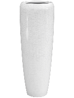 Amfi hoge bloempot binnen Snake 34x34x97 cm wit - thumbnail
