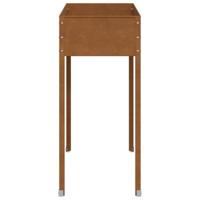 VidaXL Plantenbak 100,5x40,5x90 cm weervast staal - thumbnail