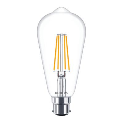 Philips Classic LEDbulb B22 ST64 7W 827 Helder | Extra Warm Wit - Vervangt 60W
