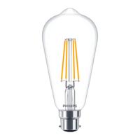Philips Classic LEDbulb B22 ST64 7W 827 Helder | Extra Warm Wit - Vervangt 60W - thumbnail