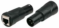 DAP FLA38 XLR 3-pins male naar RJ45 female verloop-plug - thumbnail