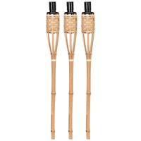 Esschert Design Fakkels 62.6 cm 3 Stuks Bamboe - thumbnail