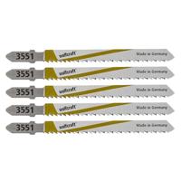 Wolfcraft Decoupeerzaagbladen | T-schacht | HCS | 100mm | 5 stuks - 2653000 - thumbnail