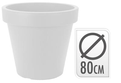 Bloempot rond 80 x 70 cm wit Nampook - Nampook