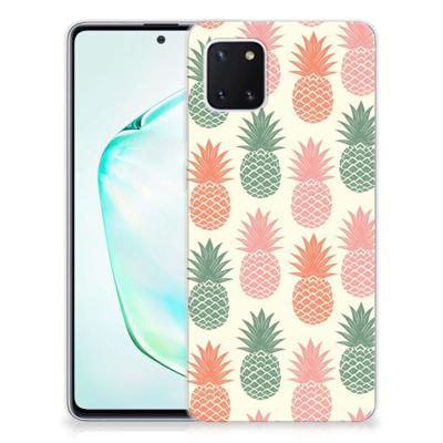 Samsung Galaxy Note 10 Lite | Siliconen Case | Ananas