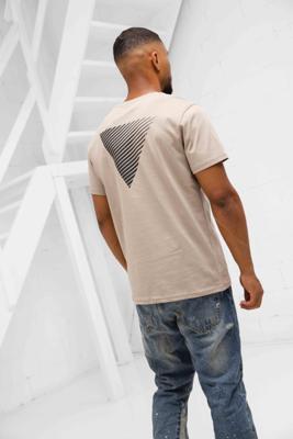 Pure Path Essential Logo T-Shirt Heren Bruin - Maat XL - Kleur: Bruin | Soccerfanshop