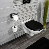 Cornat Toiletrolhouder Zwart - T364206 - thumbnail