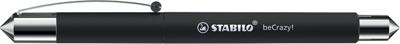 STABILO beCrazy! vulpen, uni color, zwart + 1 inkt cartridge blauw STABILO beCrazy! vulpen, uni color, zwart + 1 inkt cartridge blauw