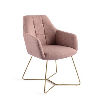 Jesper Home Noto eetkamerstoel Vintage Rose beehive gold Jesper Home Noto eetkamerstoel Vintage Rose beehive gold